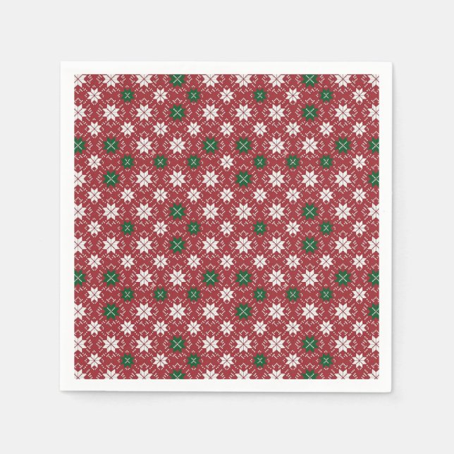 Guardanapo De Papel Scandinavian Selburose Christmas Edition 1 (Frente)