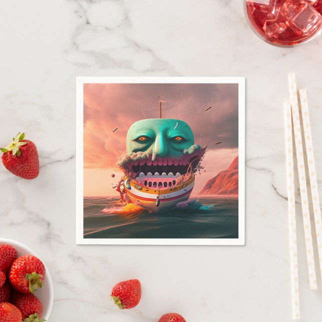 Guardanapo De Papel Scary boat (Insitu)