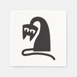 Guardanapo De Papel Scary Cat