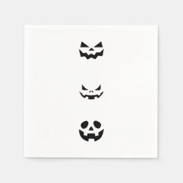 Guardanapo De Papel Scary Halloween Faces