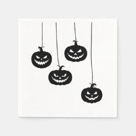 Guardanapo De Papel Scary Pumpkin hanging