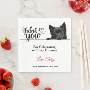 Guardanapo De Papel Schipperke Dog Paper Napkins