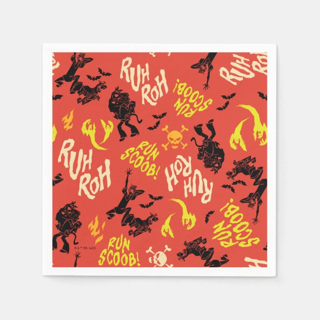 Guardanapo De Papel Scooby-Doo | Ruh Roh Run Scoob! Padrão (Frente)