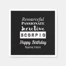 Scorpio Zodíaco Características de Diversão Aniver