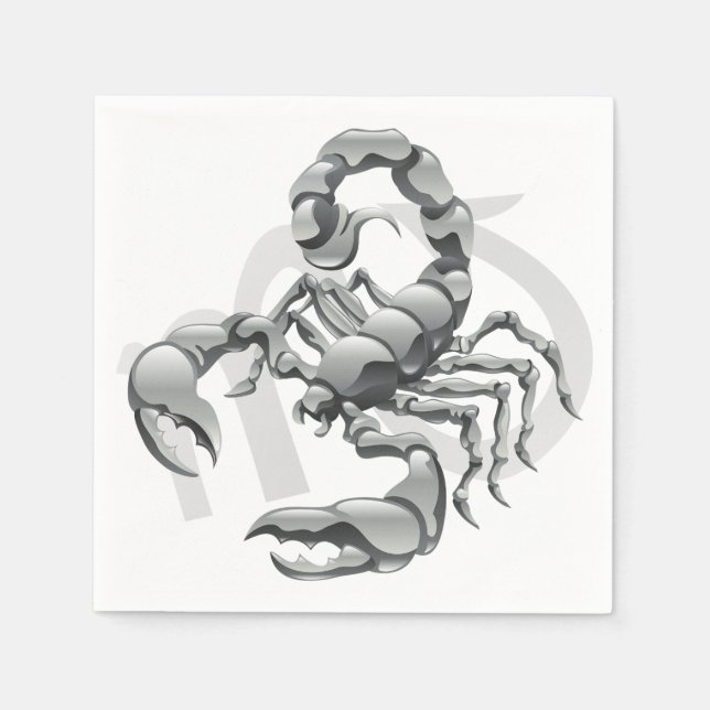 Guardanapo De Papel Scorpion Paper Napkins (Frente)