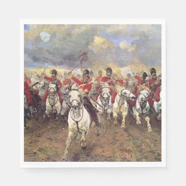 Guardanapo De Papel Scotland For Ever (Cavaleiros Oficiais) (Militar) (Frente)