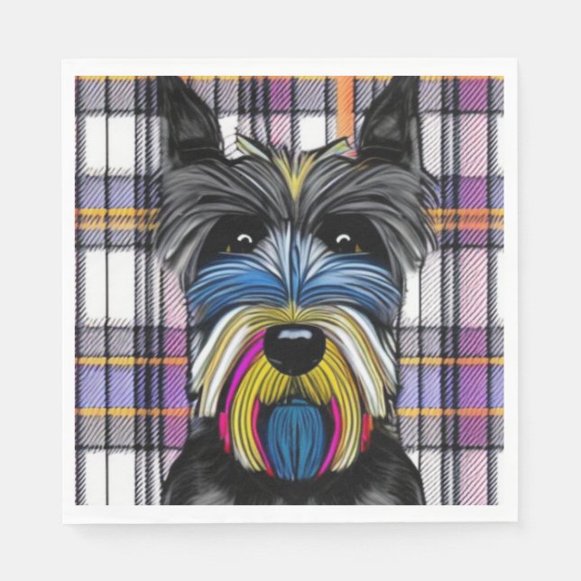 Guardanapo De Papel Scottie Dog (Frente)