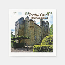Guardanapo De Papel Scottish Clan Henderson Fordell Castle
