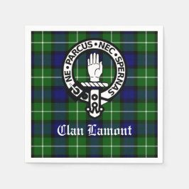 Guardanapo De Papel Scottish Clan Lamont Crest Crachá e Taetan