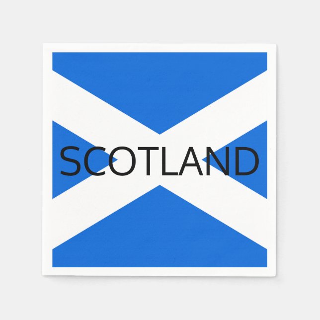 Guardanapo De Papel Scottish Flag Scotland Pncnt (Frente)