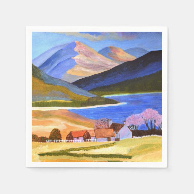 Guardanapo De Papel Scottish Highlands Paper Napkin (Frente)