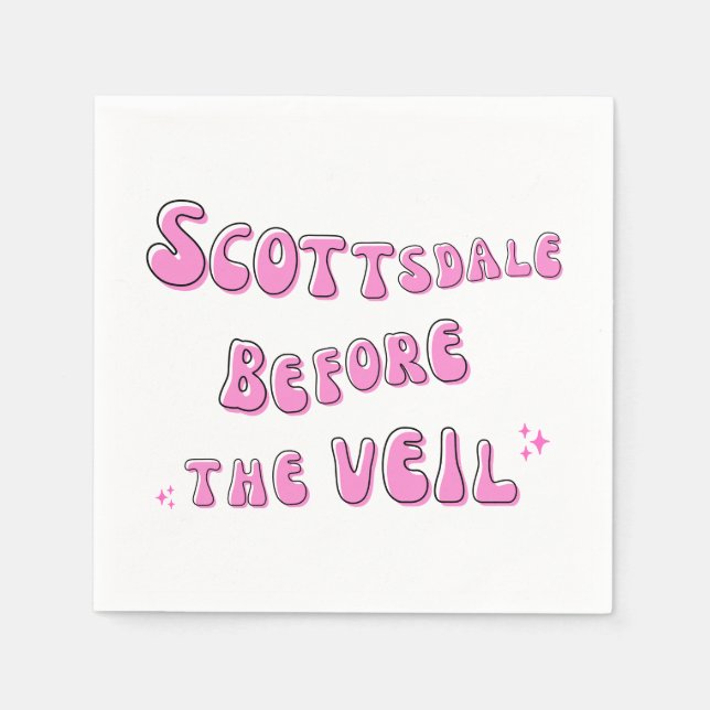 Guardanapo De Papel Scottsdale antes do véu (Frente)