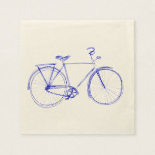 Guardanapo De Papel Scribble da bicicleta