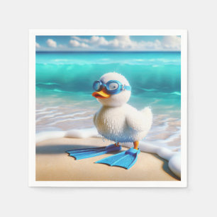 Guardanapo De Papel Scuba Diver Ducking