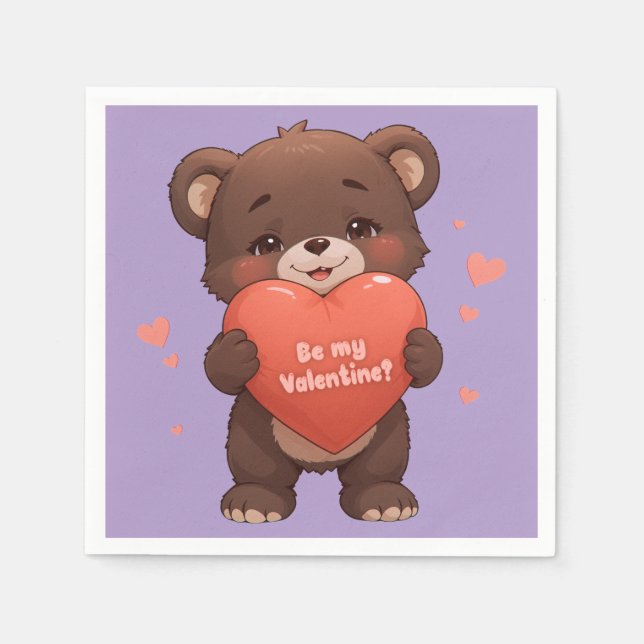 Guardanapo De Papel Sê meu namorado? (Frente)