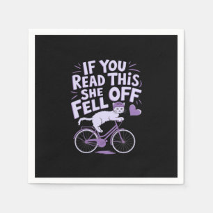 Guardanapo De Papel Se Você Ler Isto Ela Caiu: Engraçado Biker Humor
