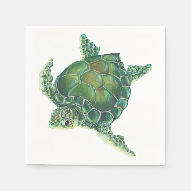Guardanapo De Papel Sea Turtle Napkins (Frente)