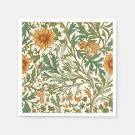 Guardanapo De Papel Seamless Arts and Crafts style repeating pattern