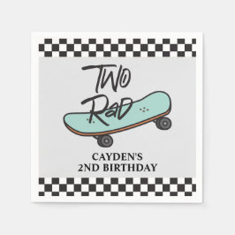 Guardanapo De Papel Segundo aniversário De Rad Da Placa Do Skate