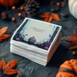 Guardanapo De Papel Segundo aniversário Gótico Azul - Dois Tema Estran