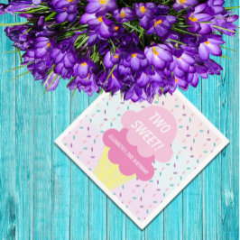 Guardanapo De Papel segundo aniversário sorvete