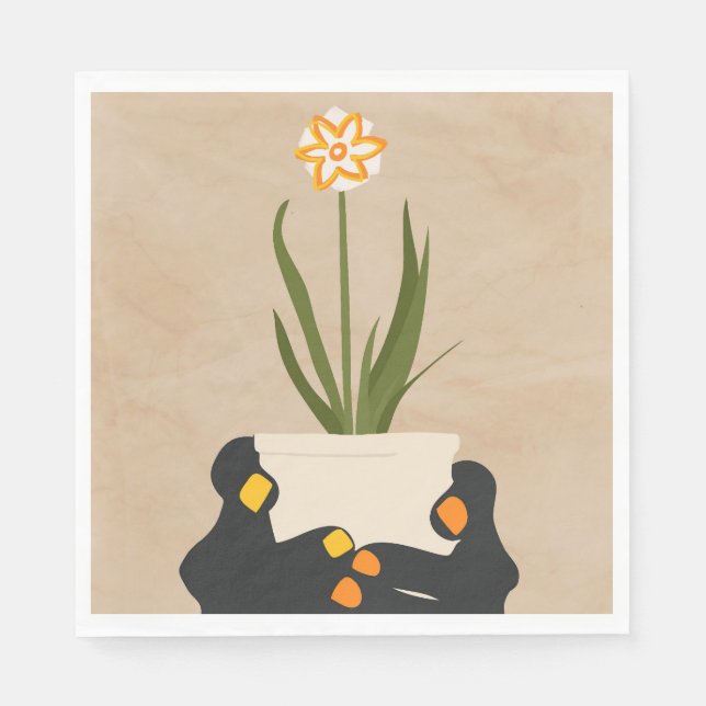 Guardanapo De Papel Segurando Esperança (Frente)