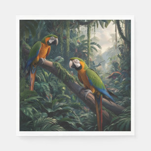Guardanapo De Papel Selva de papagaio
