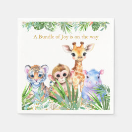 Guardanapo De Papel Selva Tropical Animais