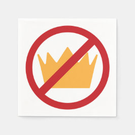 Guardanapo De Papel SEM KINGS! Anti-Trump