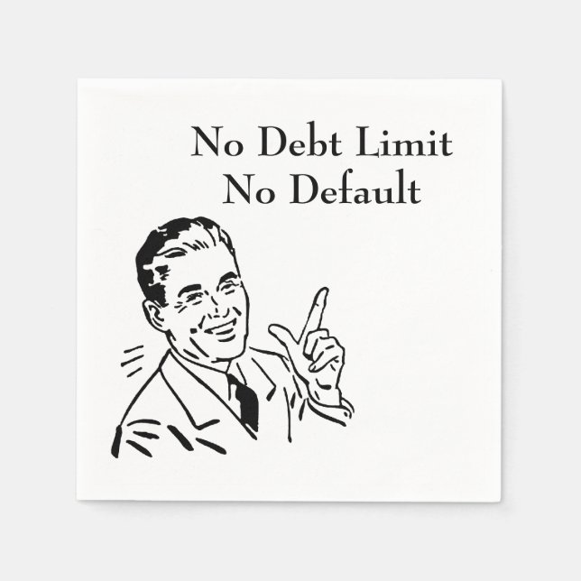 Guardanapo De Papel Sem Limite de Dívida, Sem Padrão (Frente)