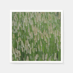 Guardanapo De Papel Sementes De Grãos Verdes Altas