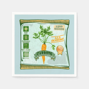 Guardanapo De Papel Sementes de papagaio que cultivam vegetais