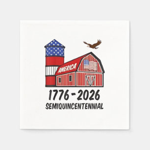 Guardanapo De Papel Semiquinentenário dos EUA 250º Aniversário 1776-20