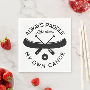 Guardanapo De Papel Sempre remar minha própria canoa