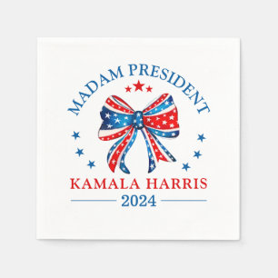 Guardanapo De Papel Senhora Presidente Kamala Harris