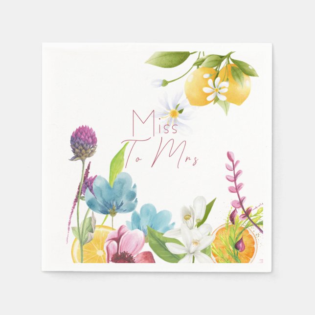 Guardanapo De Papel Senhorita para a Sra. Papelada (Frente)