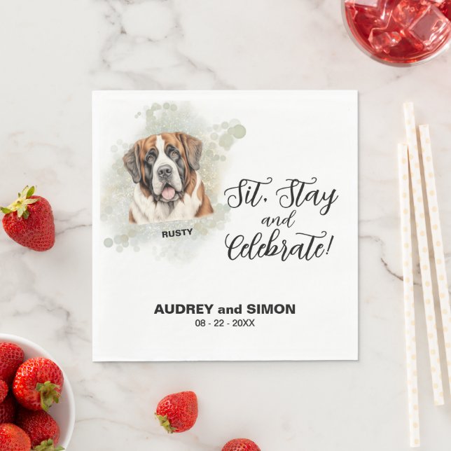 Guardanapo De Papel Sente-se, fique e comemore Ruas. (Insitu)