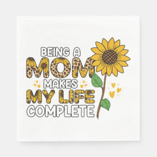 Guardanapo De Papel Ser Mãe Faz Minha Vida Completa