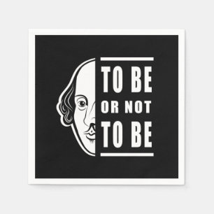 Guardanapo De Papel Ser Ou Não Ser Shakespeare Cita Thespian