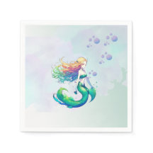 Sereia Aniversário sob o Mar