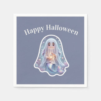 Guardanapo De Papel Sereia Fantasma Fofa