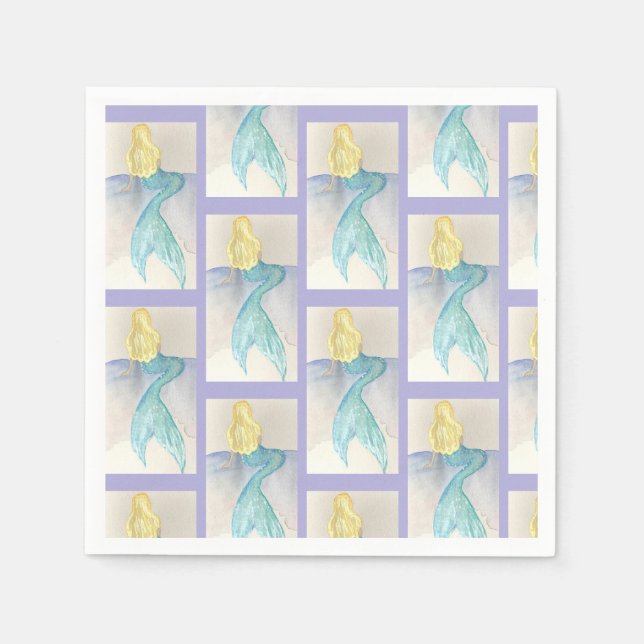 Guardanapo De Papel Sereia Mer-Maravilha (Frente)