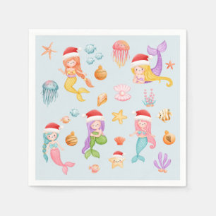 Guardanapo De Papel Sereia Natal