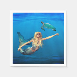 Guardanapo De Papel Sereia Papel Napkin