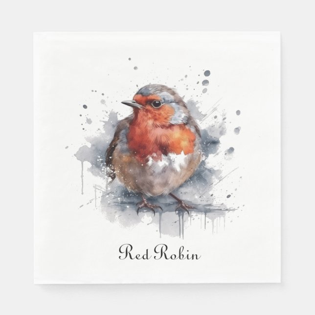 Guardanapo De Papel Serene Robin, costume (Frente)