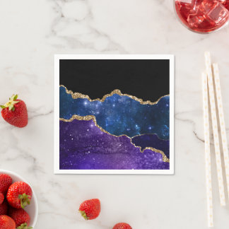 Guardanapo De Papel Série Galaxy Agate Design 1