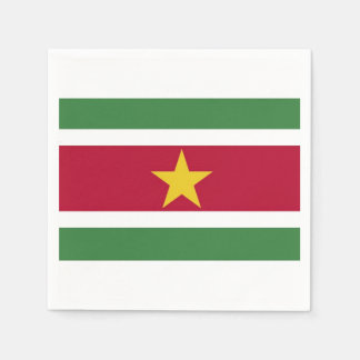 Guardanapo De Papel Servetten "Surinaamse vlag".