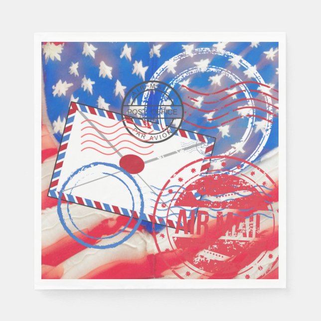 Guardanapo De Papel Serviço Postal (Frente)