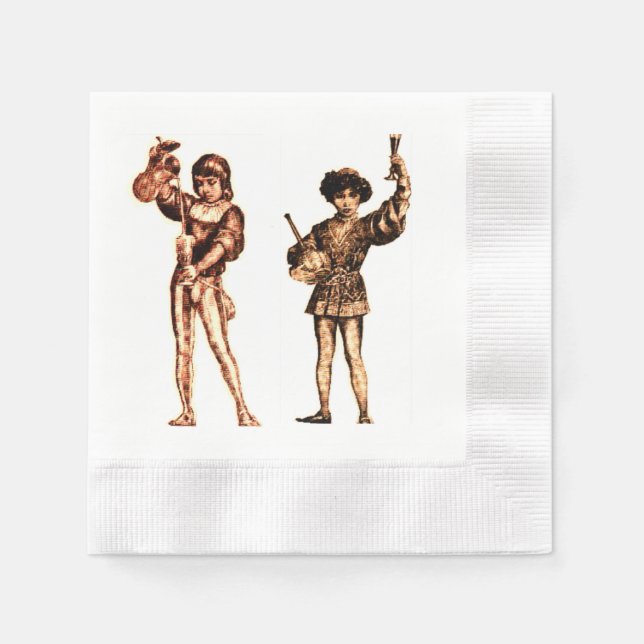 Guardanapo De Papel "Servidores Bebidas" (Frente)