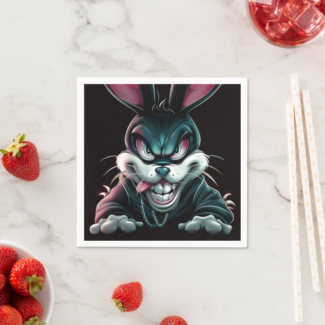 Guardanapo De Papel Serviette en papier Lapin (Insitu)